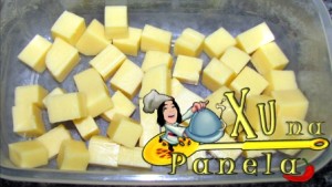 queijo em cubos