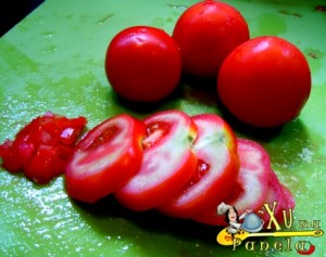 picar os tomates